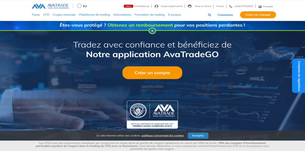 Avatrade Accueil