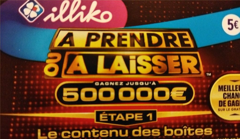 Nouveau Jeu FDJ A Prendre ou a Laisser